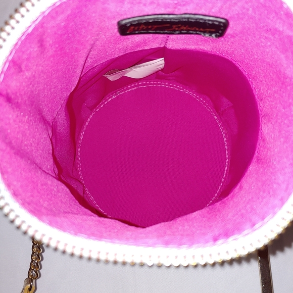 RARE HTF NWT Betsy Johnson Kitsch Partea Teapot Crossbody Bag Light Blue Floral - Picture 12 of 12